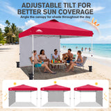 12x12 Pop Up Canopy Tent with 1 Sidewall