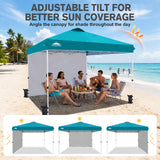 12x12 Pop Up Canopy Tent with 1 Sidewall