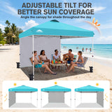 12x12 Pop Up Canopy Tent with 1 Sidewall