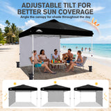 12x12 Pop Up Canopy Tent with 1 Sidewall