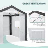 8x8 Walk In Pop Up Greenhouse