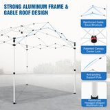 Alps Aluminum Frame Gable Roof Custom Canopy Tent 10x10