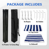 4x4 Pop Up Changing Tent, Flat Top Changing Room - Eagle Peak®