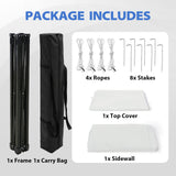 4x4 Pop Up Changing Tent, Flat Top Changing Room - Eagle Peak®