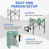 4x4 Pop Up Changing Tent, Flat Top Changing Room - Eagle Peak®