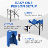 4x4 Pop Up Changing Tent, Flat Top Changing Room - Eagle Peak®