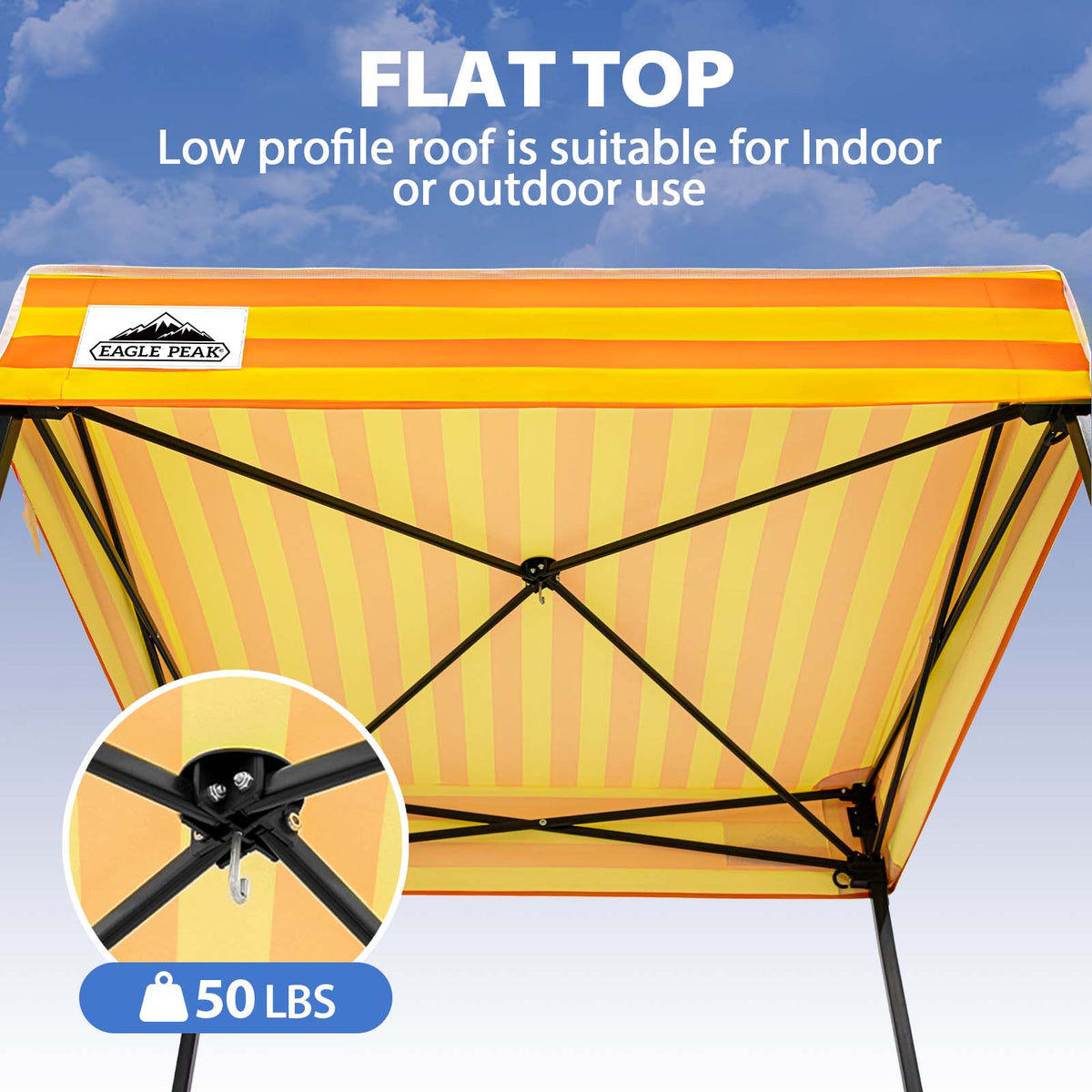 4x4 Pop Up Changing Tent, Flat Top Changing Room - Eagle Peak®