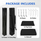 4x4 Pop Up Changing Tent, Flat Top Changing Room - Eagle Peak®