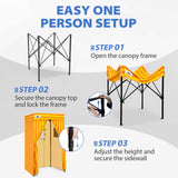 4x4 Pop Up Changing Tent, Flat Top Changing Room - Eagle Peak®