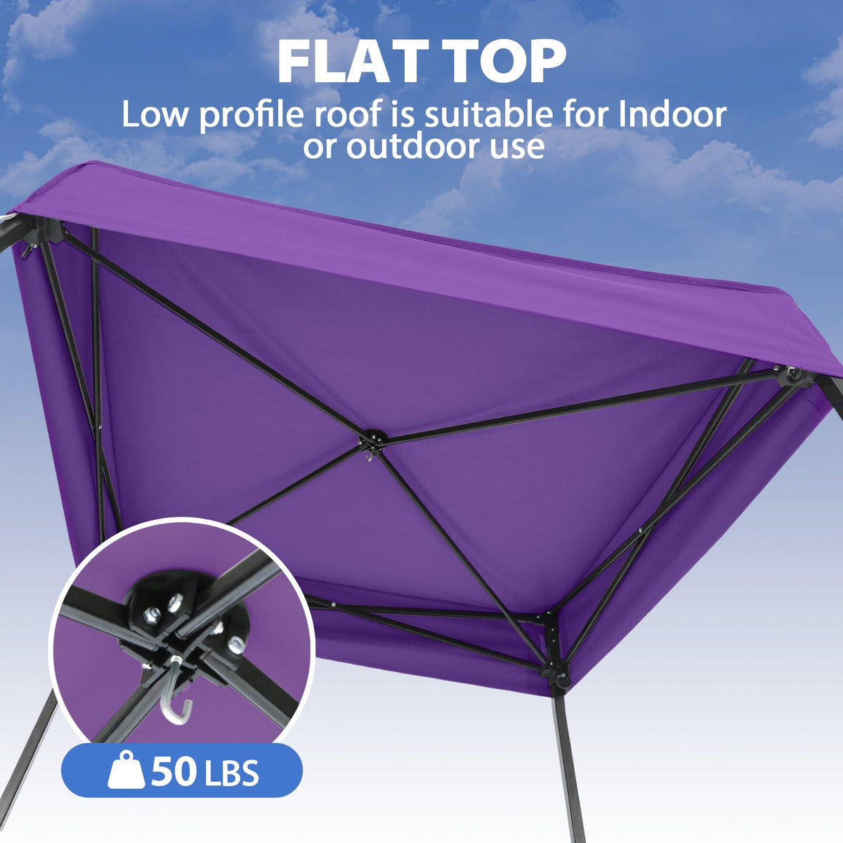 4x4 Pop Up Changing Tent, Flat Top Changing Room - Eagle Peak®