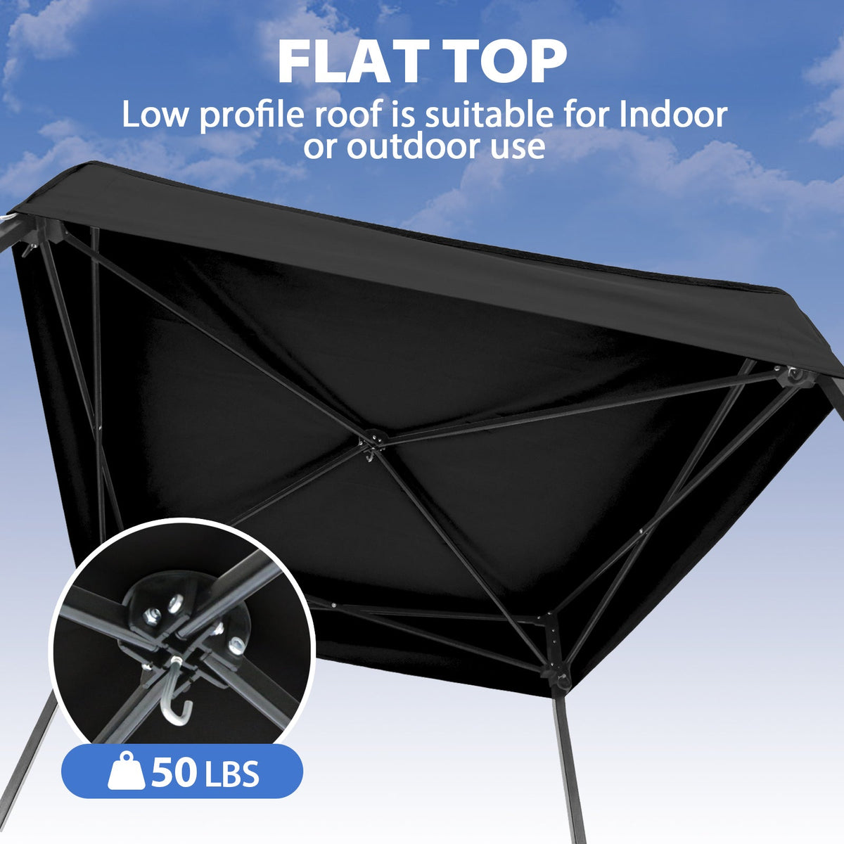 4x4 Pop Up Changing Tent, Flat Top Changing Room - Eagle Peak®