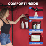 4x4 Pop Up Changing Tent, Flat Top Changing Room - Eagle Peak®
