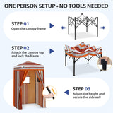 4x4 Pop Up Changing Tent, Portable Changing Room - Eagle Peak®