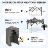 4x4 Pop Up Changing Tent, Portable Changing Room - Eagle Peak®