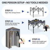 4x4 Pop Up Changing Tent, Portable Changing Room - Eagle Peak®