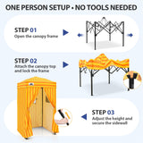 4x4 Pop Up Changing Tent, Portable Changing Room - Eagle Peak®