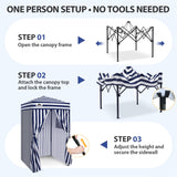 4x4 Pop Up Changing Tent, Portable Changing Room - Eagle Peak®