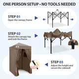 4x4 Pop Up Changing Tent, Portable Changing Room - Eagle Peak®