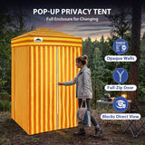 4x4 Pop Up Changing Tent, Portable Changing Room - Eagle Peak®