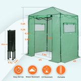 Easy Fast Setup Instant 6x4 Walk-in Indoor/Outdoor Greenhouse