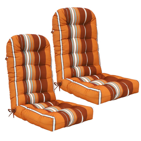5" High Back Adirondack Chair Cushions, 49x20x5 in, Set of 1/2/4 - Eagle Peak Custom Canopy Tent