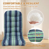 5" High Back Adirondack Chair Cushions, 49x20x5 in, Set of 1/2/4 - Eagle Peak Custom Canopy Tent