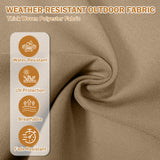5" High Back Adirondack Chair Cushions, 49x20x5 in, Set of 1/2/4 - Eagle Peak Custom Canopy Tent