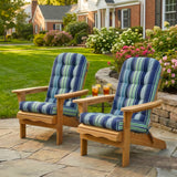 5" High Back Adirondack Chair Cushions, 49x20x5 in, Set of 1/2/4 - Eagle Peak Custom Canopy Tent