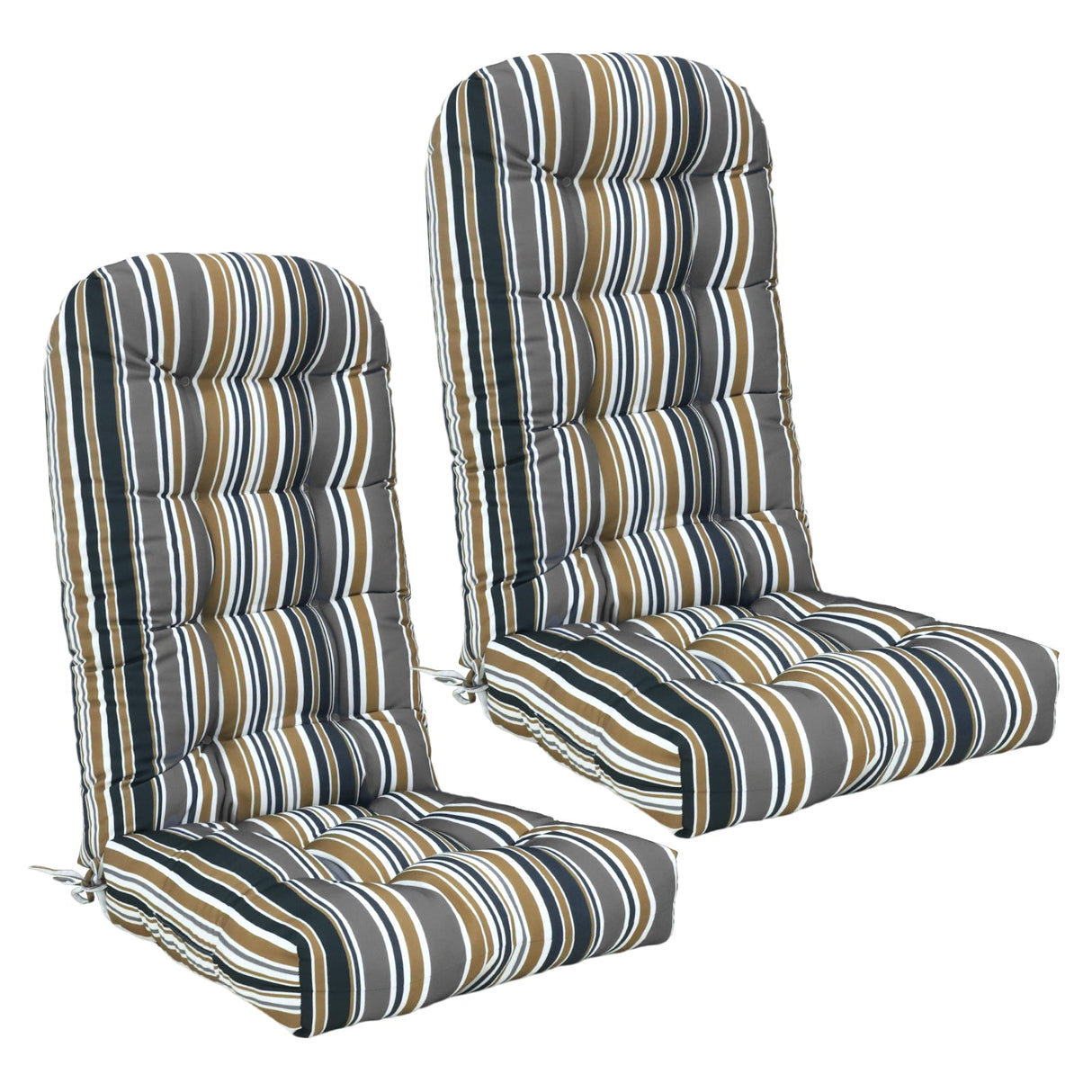 5" High Back Adirondack Chair Cushions, 49x20x5 in, Set of 1/2/4 - Eagle Peak Custom Canopy Tent