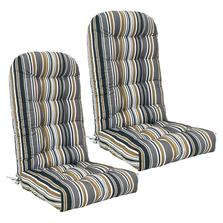 5" High Back Adirondack Chair Cushions, 49x20x5 in, Set of 1/2/4 - Eagle Peak Custom Canopy Tent