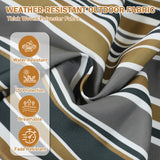 5" High Back Adirondack Chair Cushions, 49x20x5 in, Set of 1/2/4 - Eagle Peak Custom Canopy Tent