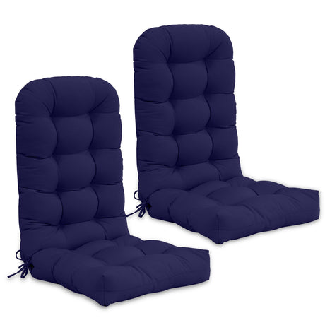 5" High Back Adirondack Chair Cushions, 49x20x5 in, Set of 1/2/4 - Eagle Peak Custom Canopy Tent