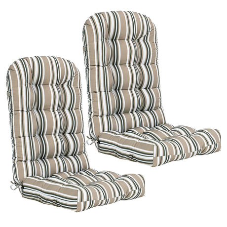 5" High Back Adirondack Chair Cushions, 49x20x5 in, Set of 1/2/4 - Eagle Peak Custom Canopy Tent