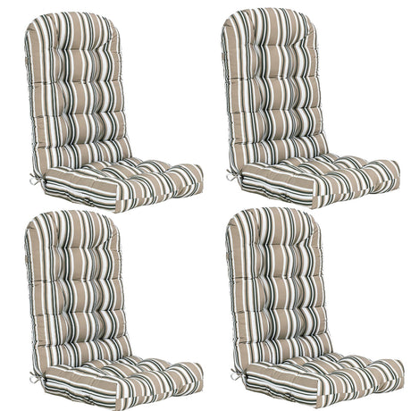 5" High Back Adirondack Chair Cushions, 49x20x5 in, Set of 1/2/4 - Eagle Peak Custom Canopy Tent