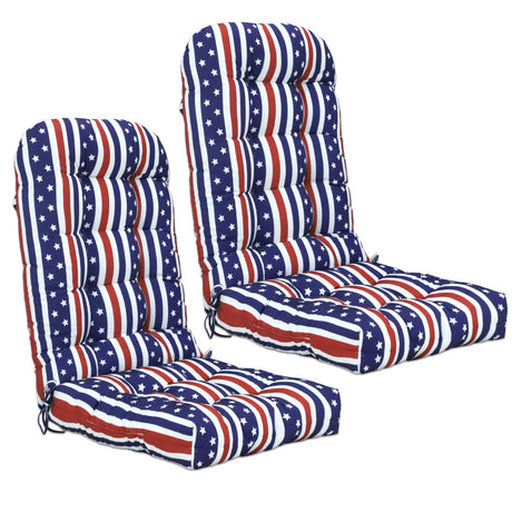 5" High Back Adirondack Chair Cushions, 49x20x5 in, Set of 1/2/4 - Eagle Peak Custom Canopy Tent