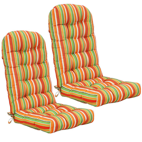 5" High Back Adirondack Chair Cushions, 49x20x5 in, Set of 1/2/4 - Eagle Peak Custom Canopy Tent
