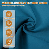 5" High Back Adirondack Chair Cushions, 49x20x5 in, Set of 1/2/4 - Eagle Peak Custom Canopy Tent