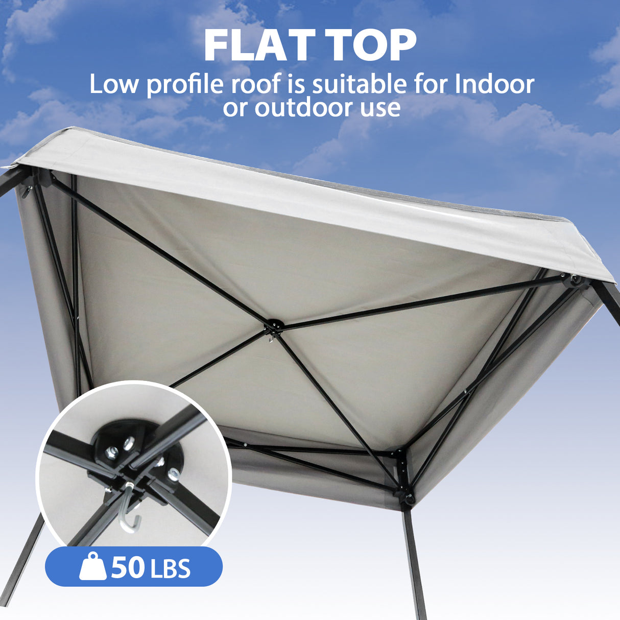 Flat Top 4x4 Pop-up Canopy Changing Room