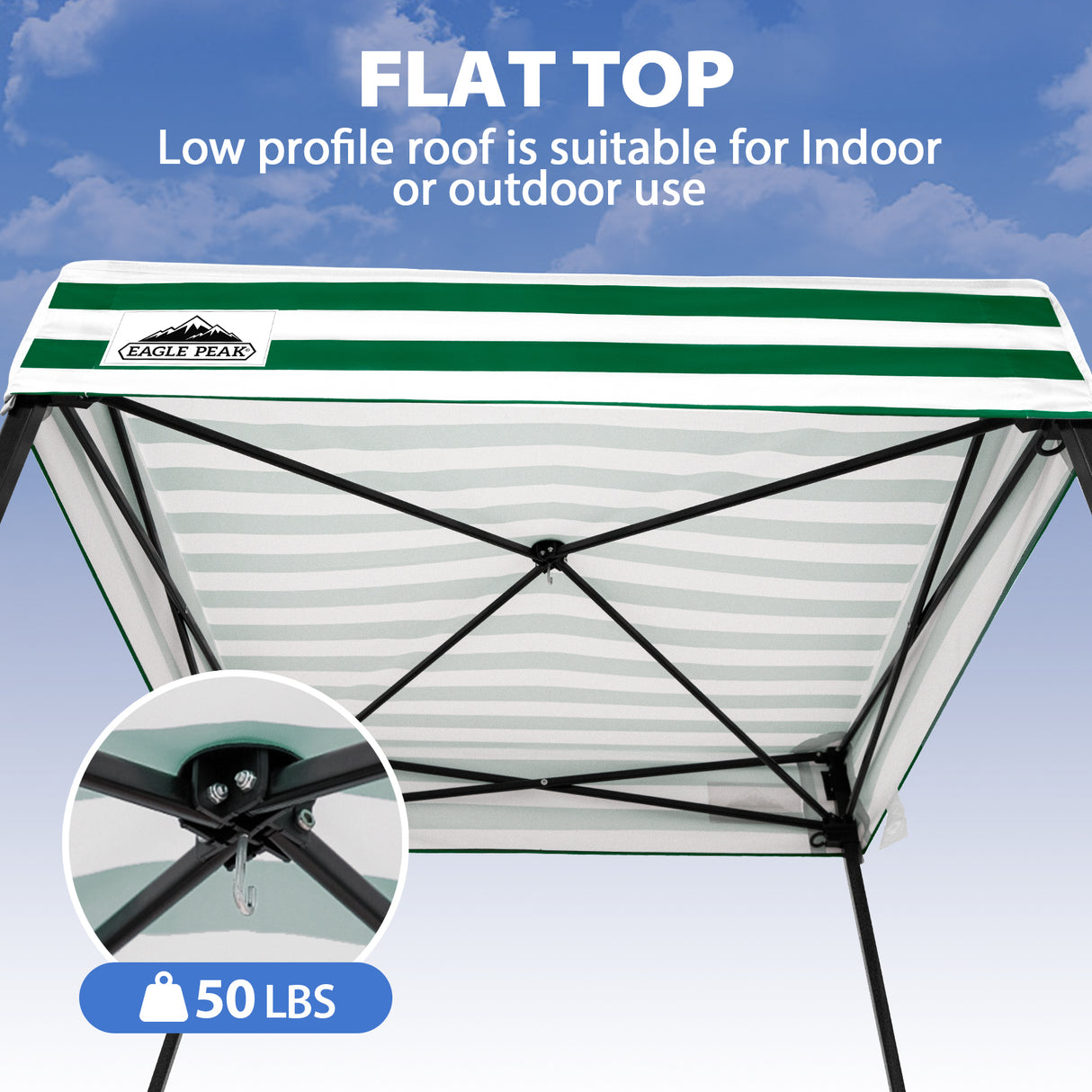 Flat Top 4x4 Pop-up Canopy Changing Room