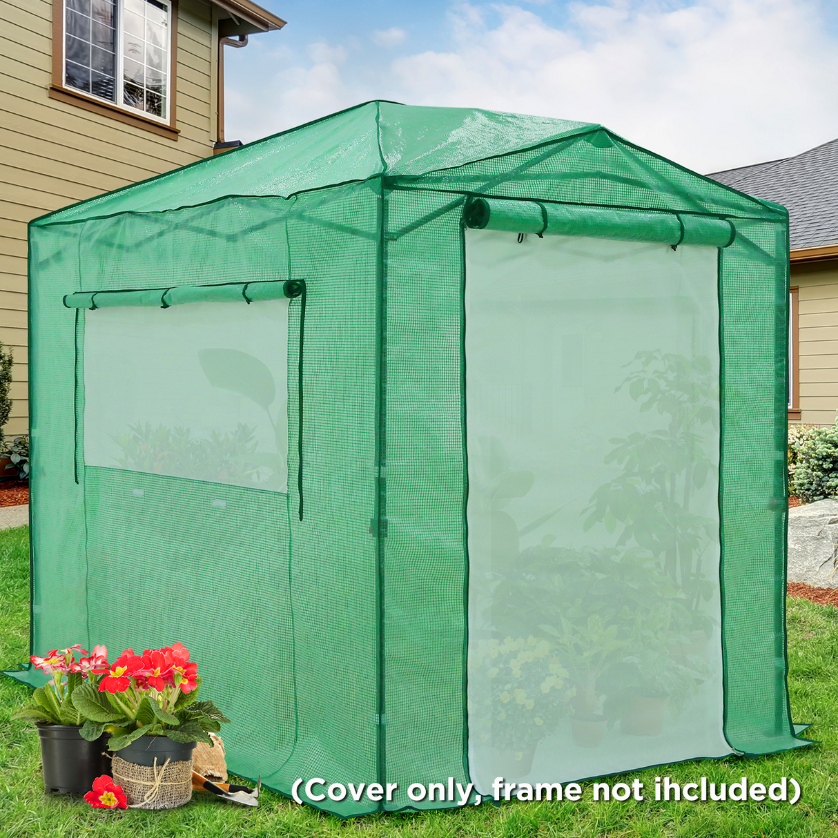 EAGLE PEAK Day Tripper 8x8 Aluminum Super-Lightweight Slant Leg Pop Up Canopy with 3 Removable Walls