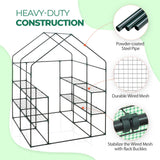 57'' x 57'' x 77'' Mini Walk - in Greenhouse - Eagle Peak
