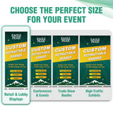 Custom Retractable Banner Stand with Your Business Logo
