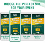 Custom Retractable Banner Stand with Your Business Logo