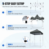 5x5 Pop Up Canopy Tent - Eagle Peak®