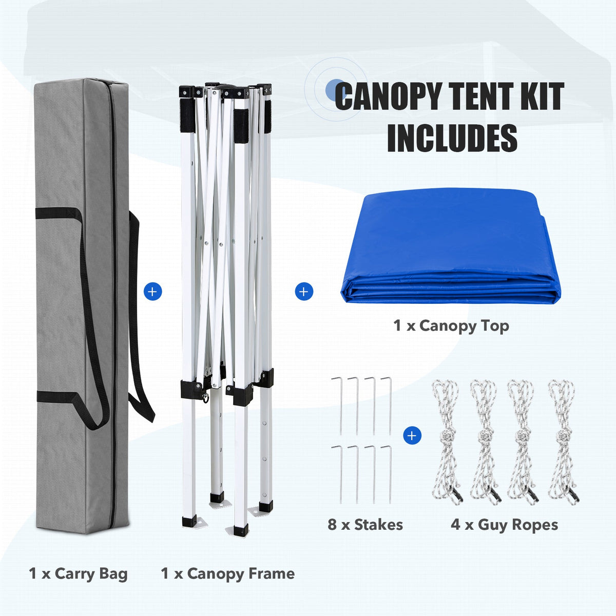 5x5 Pop Up Canopy Tent - Eagle Peak®
