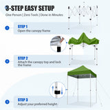 5x5 Pop Up Canopy Tent - Eagle Peak®