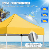 5x5 Pop Up Canopy Tent - Eagle Peak®