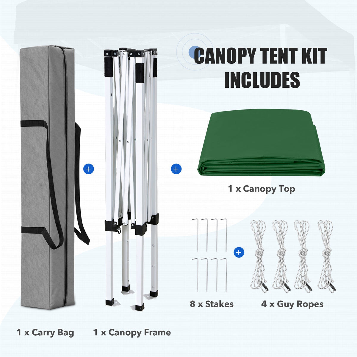 5x5 Pop Up Canopy Tent - Eagle Peak®