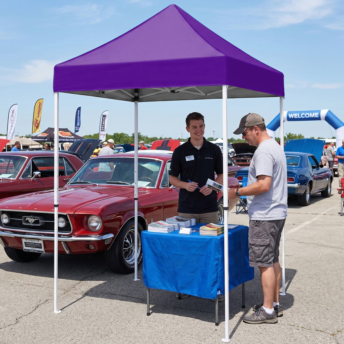 5x5 Pop Up Canopy Tent - Eagle Peak®