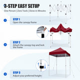 5x5 Pop Up Canopy Tent - Eagle Peak®